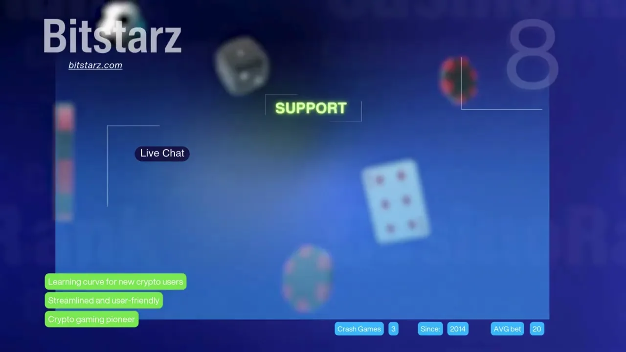Écran d'un jeu crash avec informations de licence et de régulation