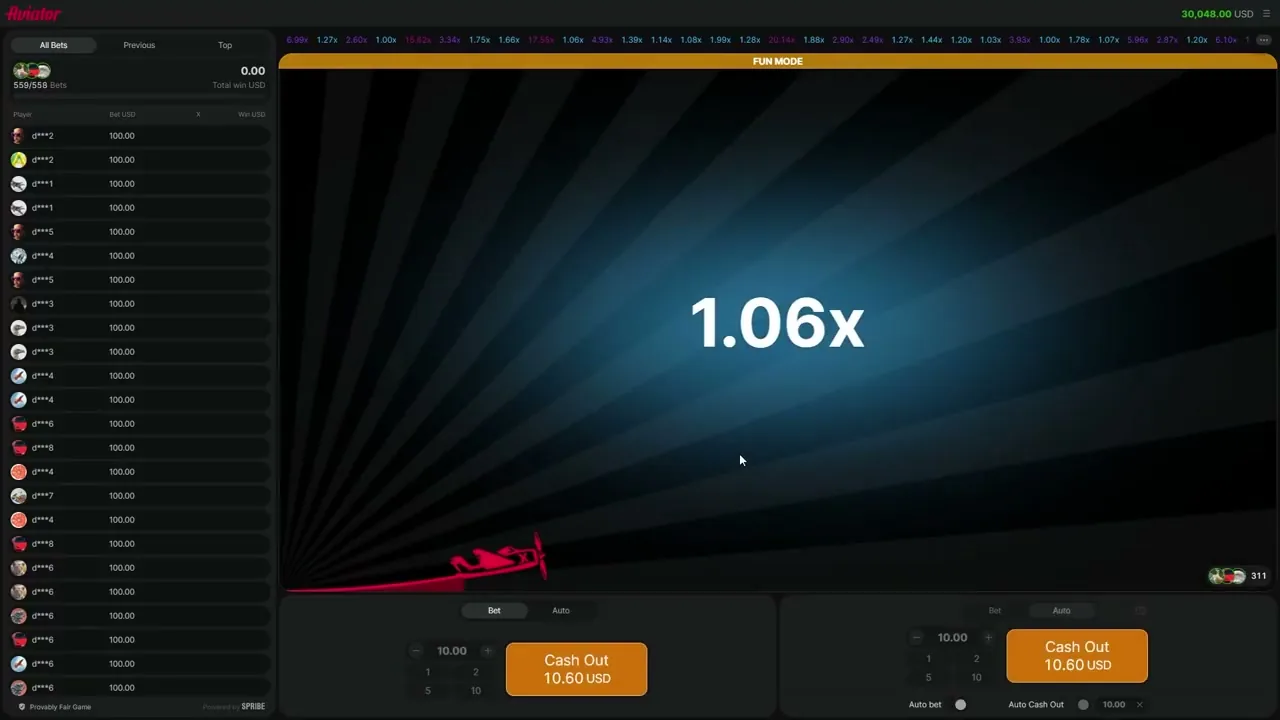 Joueur suivant la courbe d'un jeu crash sur mobile