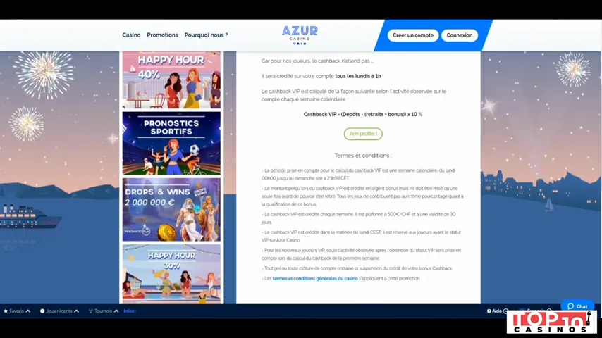 Avis Azur Casino