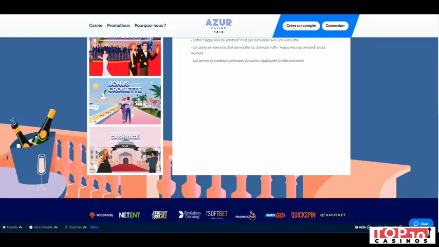 Avis Azur Casino
