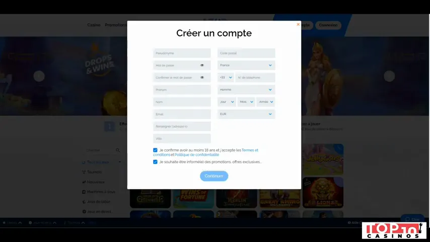Avis Azur Casino